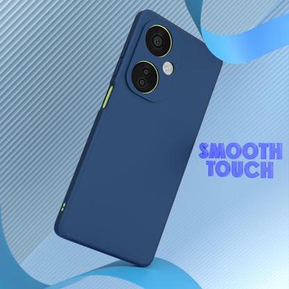 Pikkme OnePlus Nord Ce 3 Lite 5G Liquid Silicone Back Cover (Blue)