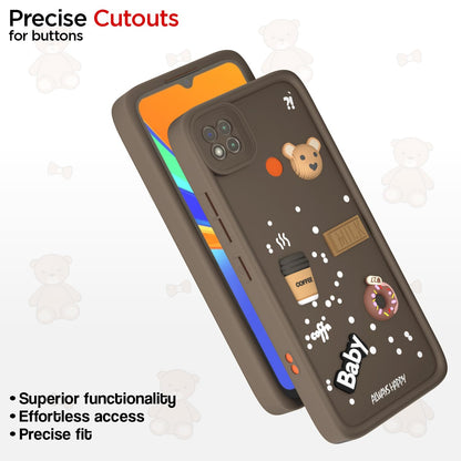 Pikkme Redmi 10A/10A Sport/9, Poco C31 brown phone cover – photo 6