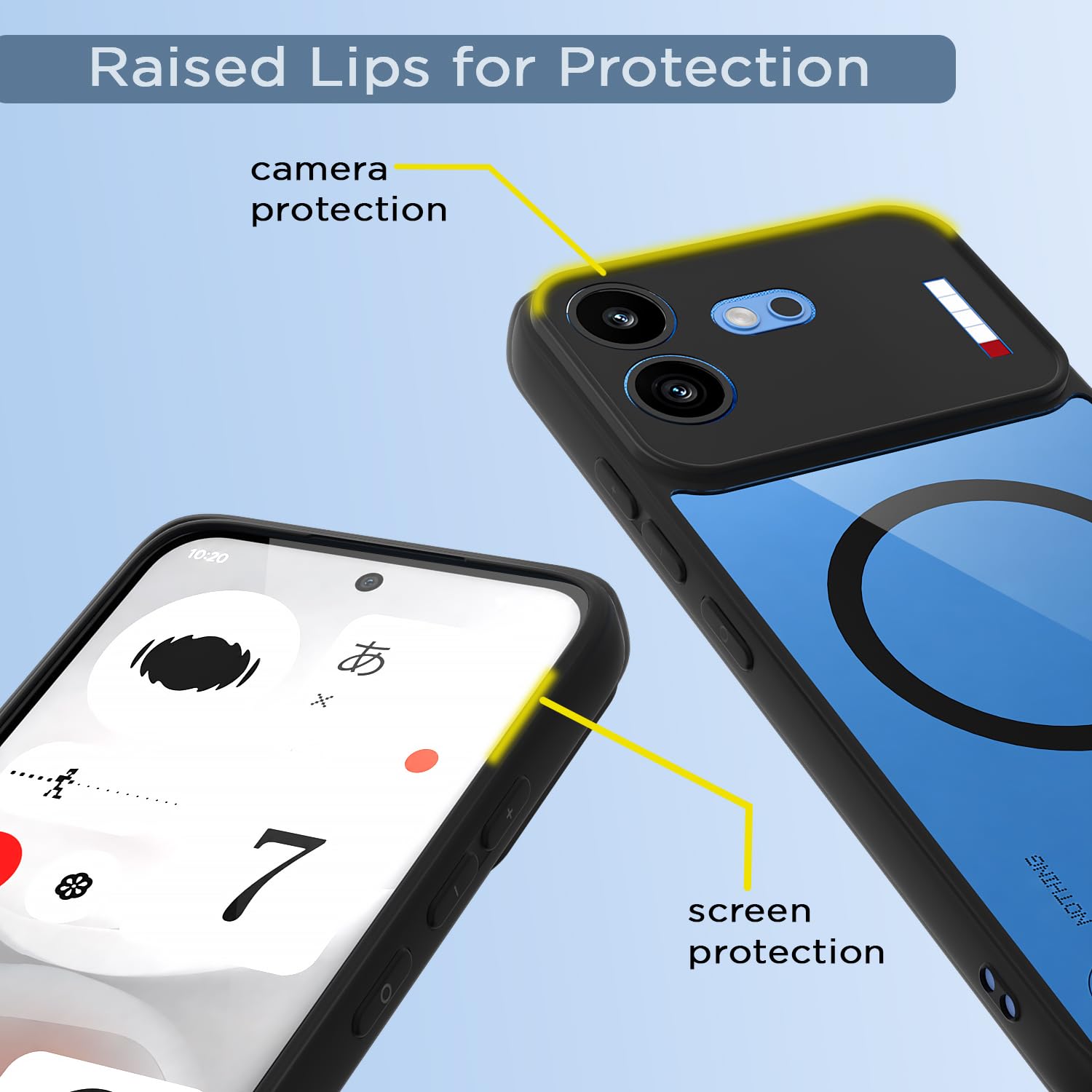 Black mag-safe mobile cover for Nothing Phone 4b 5G – Pikkme – photo 4