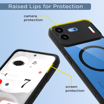 Black mag-safe mobile cover for Nothing Phone 4b 5G – Pikkme – photo 4