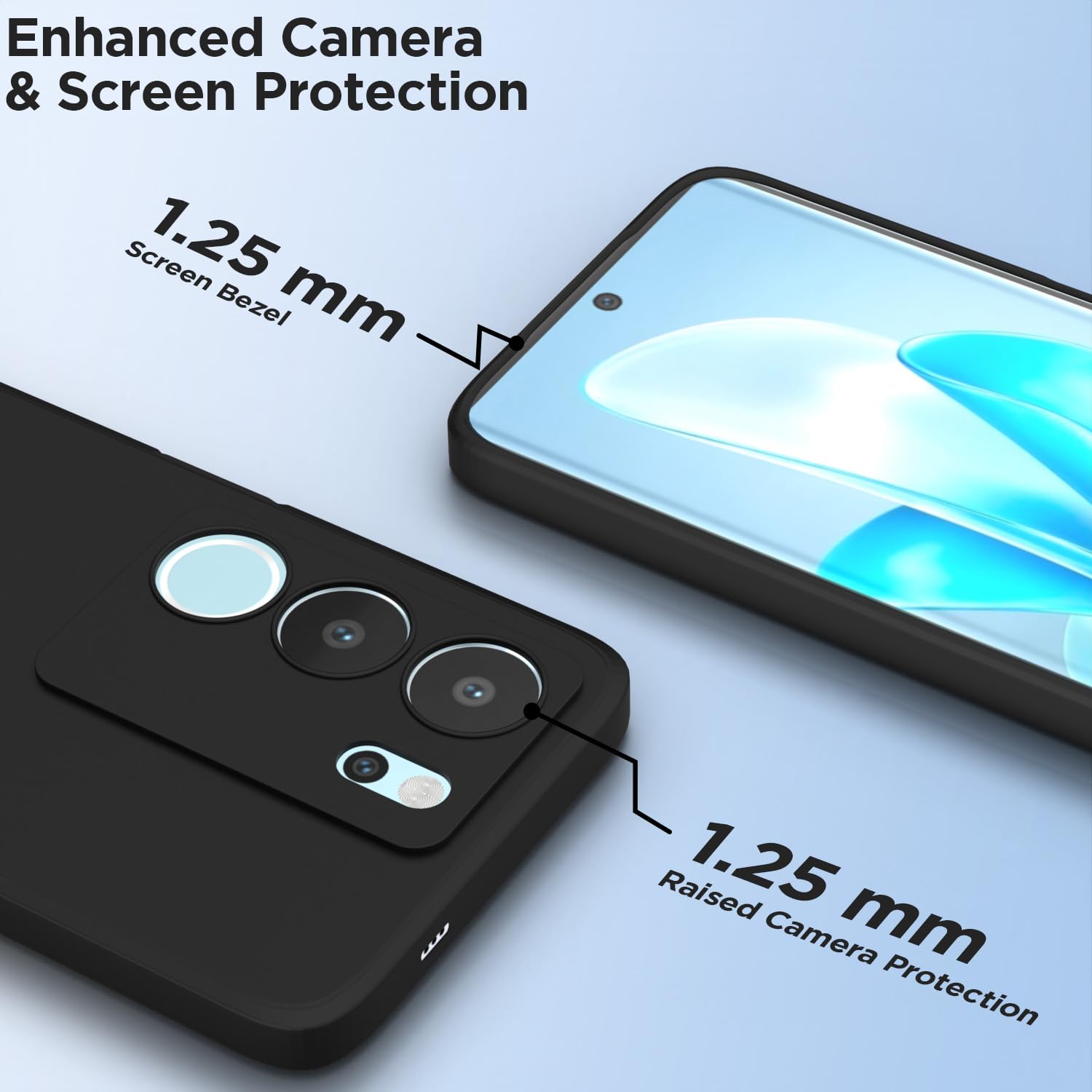 Pikkme Vivo Y29 5G/Y19s black back cover – photo 2