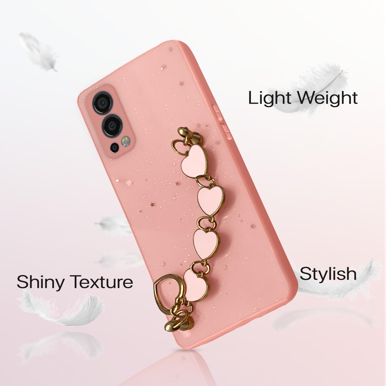 OnePlus Nord 2 5G Chain phone cover in pink by Pikkme – photo 6