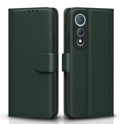 Pikkme Tecno Pova Curve 5G Premium Leather Finish Vintage Flip Cover (Green)