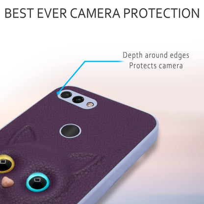 Pikkme Honor 9 Lite Cat purple phone cover – photo 5