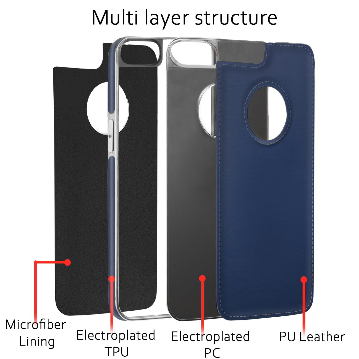 Pikkme chrome blue back cover for iPhone 7/8 – photo 2