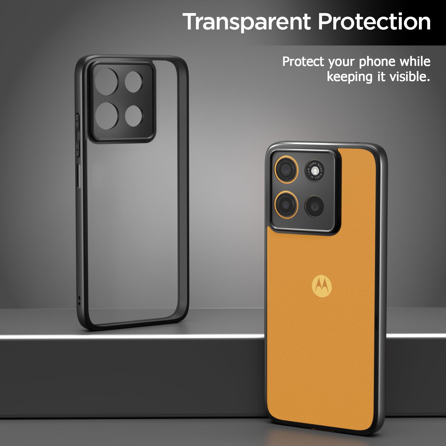 Pikkme black Hybrid back cover for Moto G15 – photo 2
