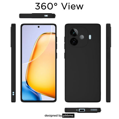 Pikkme iQOO Neo 10R/Z9 Turbo/Vivo Y200 GT 5G black mobile back cover – photo 3