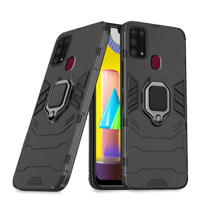  Samsung Galaxy M31 / M31 Prime / F41 D5 Tough Armor Back Cover - Black