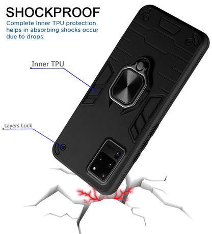 Samsung S20 Ultra D5 Tough Armor back cover in black by Pikkme – photo 4