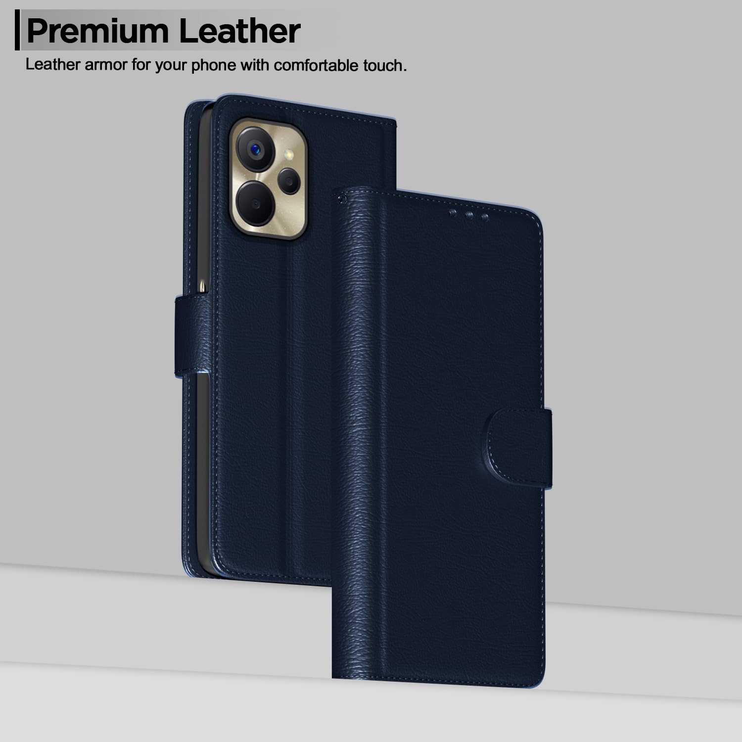 Pikkme Realme 9i Wallet blue flip case – photo 2
