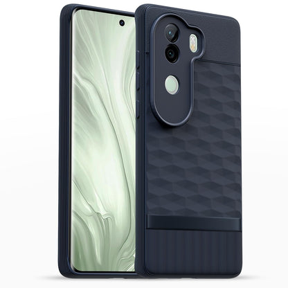 Pikkme Vivo V40e / iQOO Z9s 5G Soft Flexible Shockproof  Gencase Back Cover (Blue)