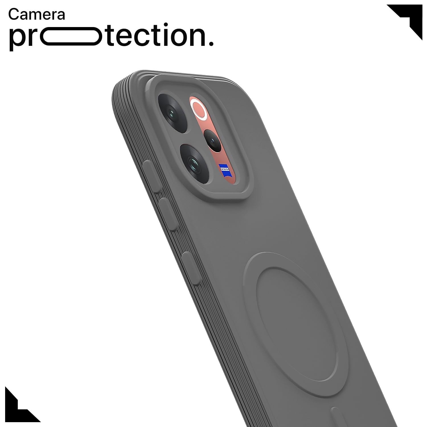 Pikkme Vivo V70 5G grey mobile cover – photo 5