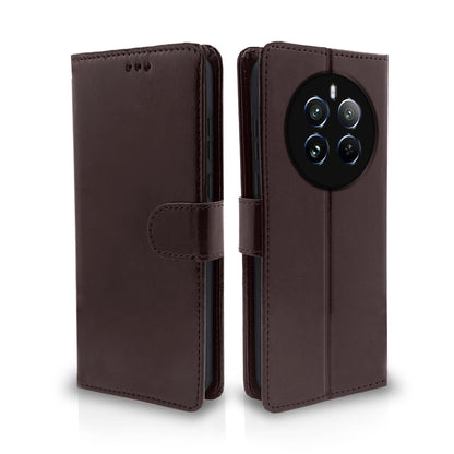 Pikkme coffee mobile flip cover for Realme 12 Pro/12 Pro Plus 5G
