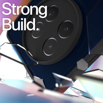 Pikkme Realme 13 Plus 5G / Realme P1 Speed 5G Leatherback Back Case | Blue