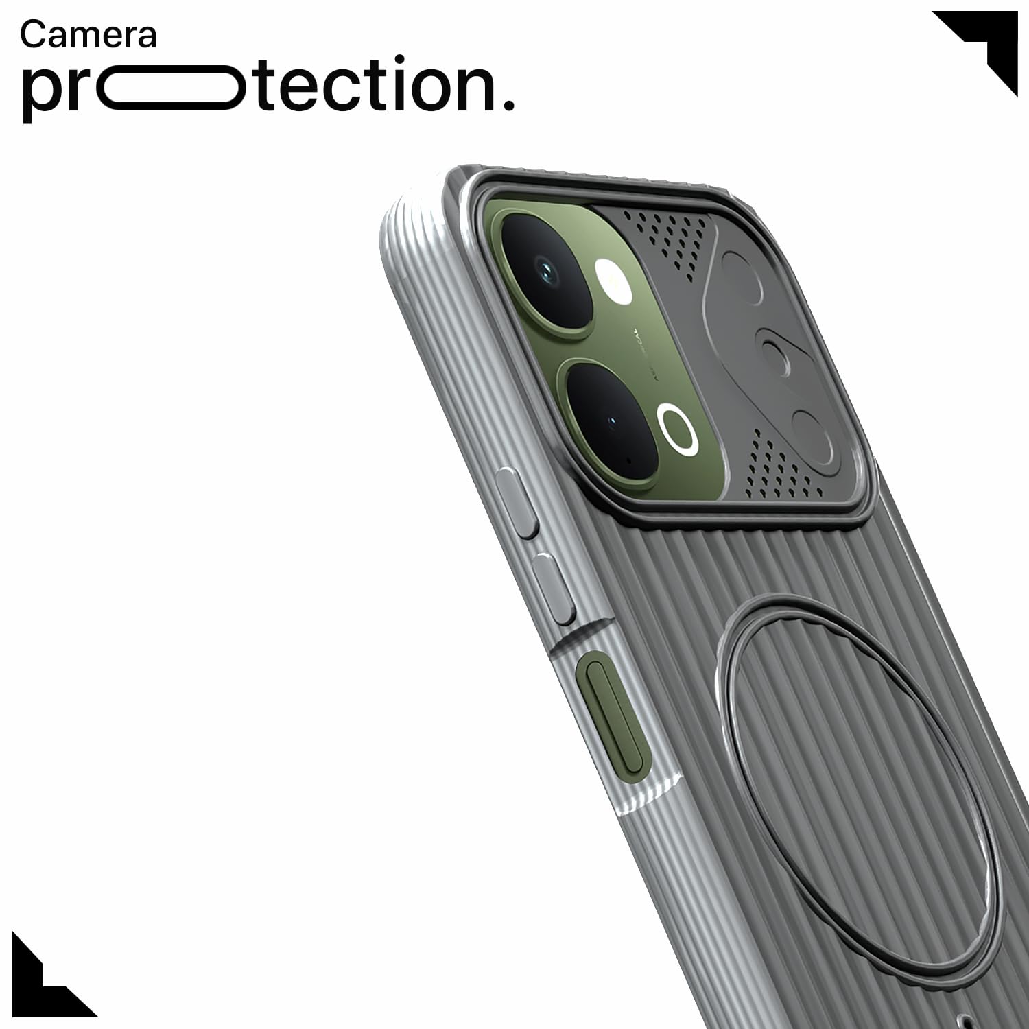 Grey back cover for Vivo T5x/Y51 Pro/iQOO Z11x 5G – Pikkme – photo 5