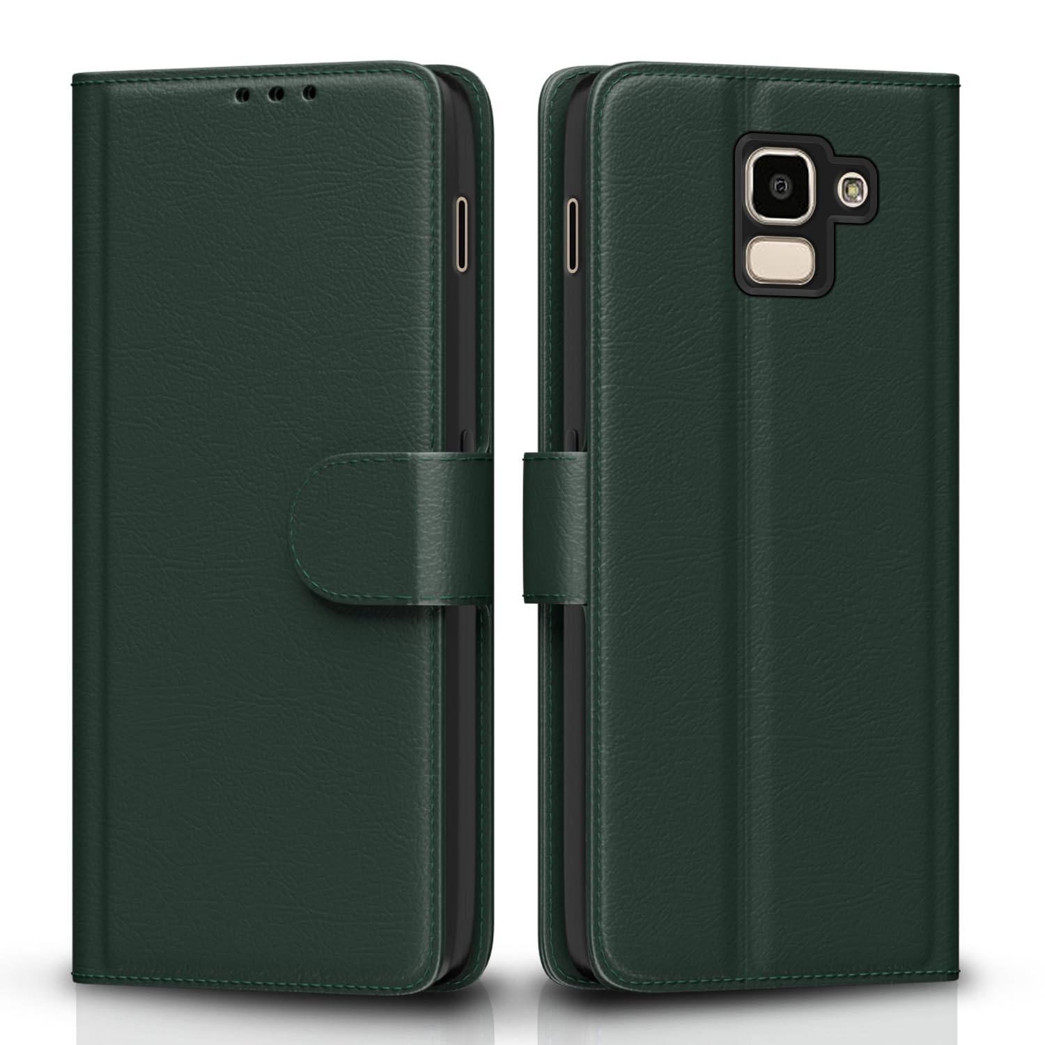 Pikkme Samsung J6 2018 green flip case