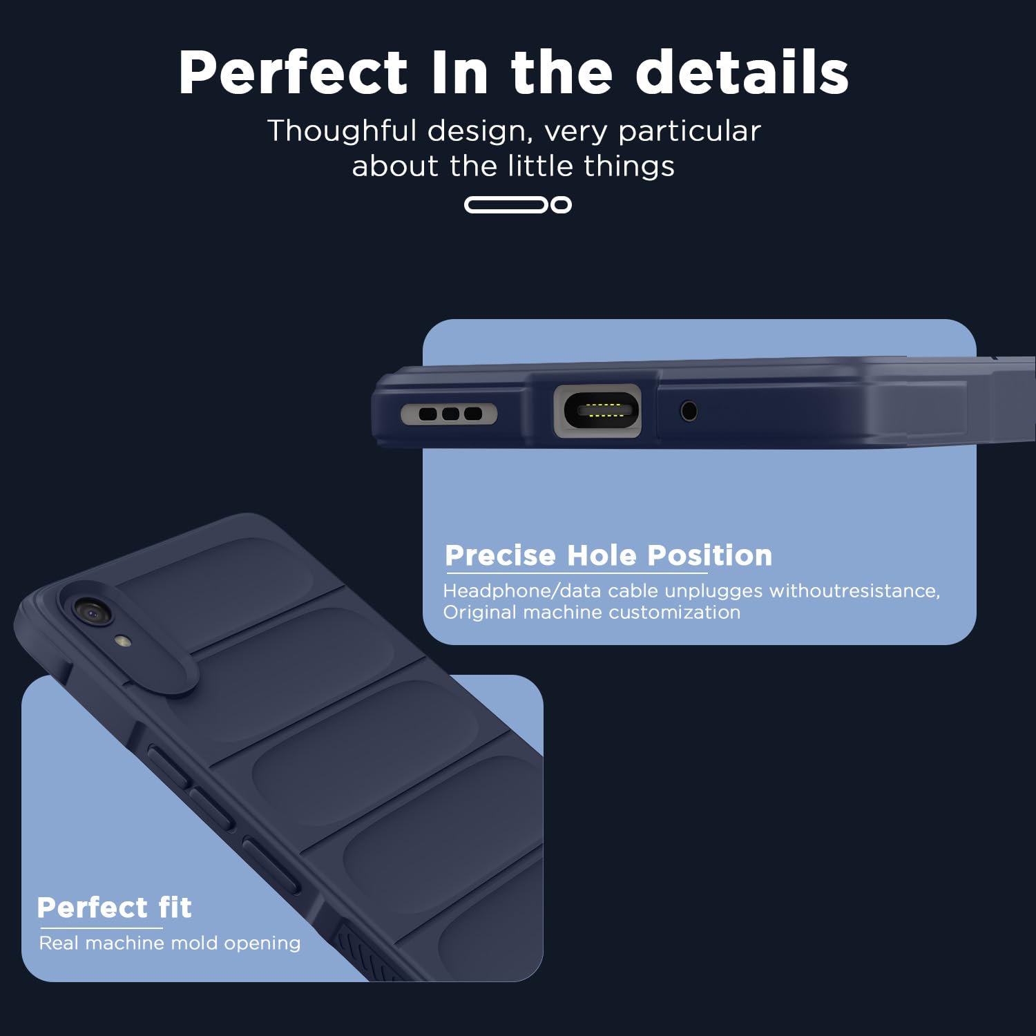 Pikkme Redmi 9A / 9i / 9A ZigZag Back Cover (Blue)