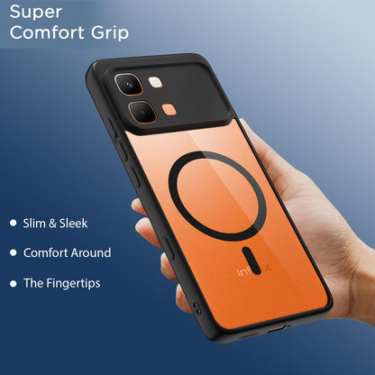 Pikkme Infinix Note Edge 5G black mag-safe back cover – photo 6