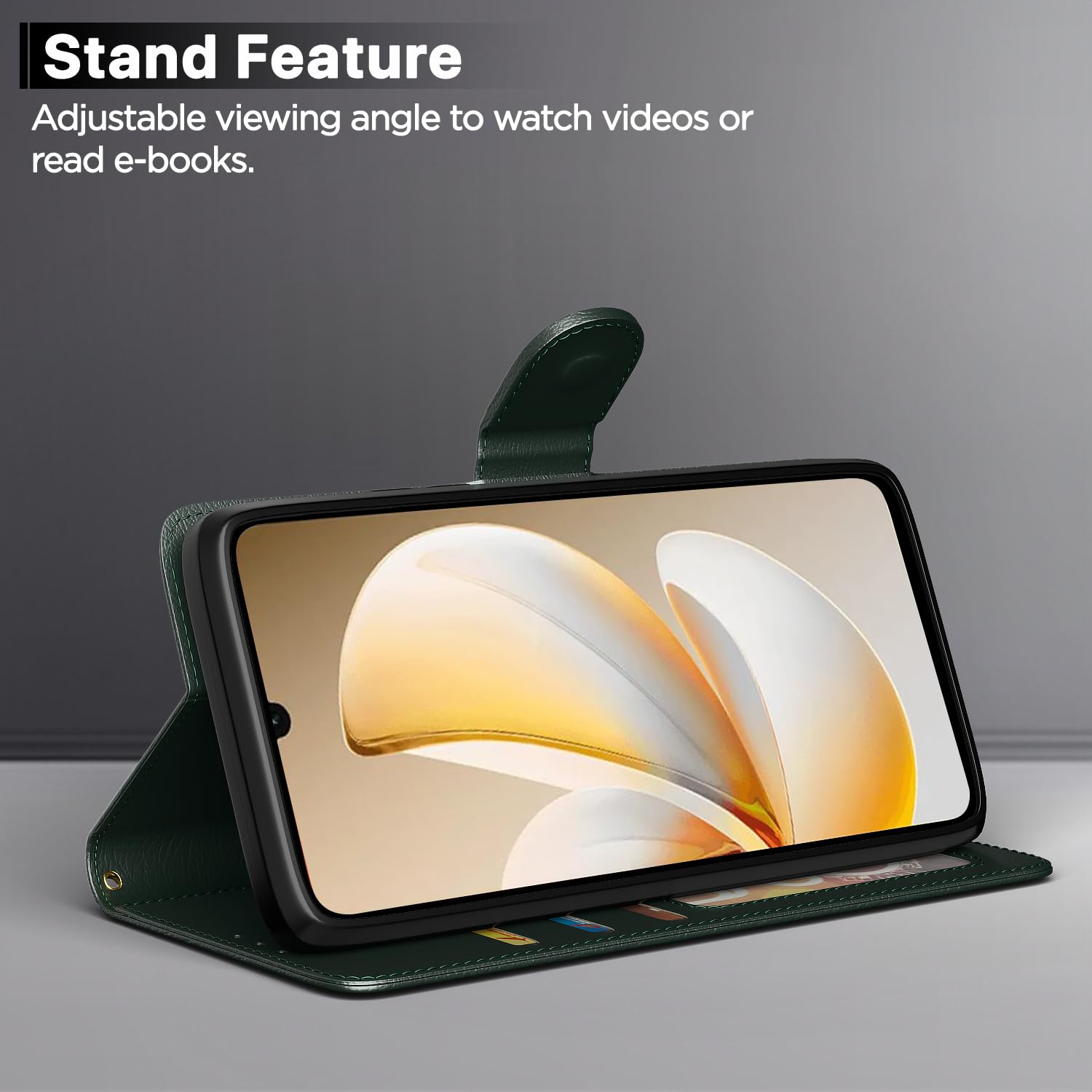 Pikkme green flip case for Realme P4 Lite 4G – photo 3