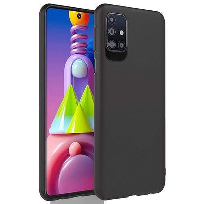 Samsung M51 Matte phone cover in black by Pikkme