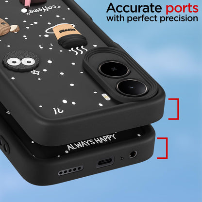 Pikkme Redmi A7 Pro/Poco C85x 5G black phone cover – photo 4