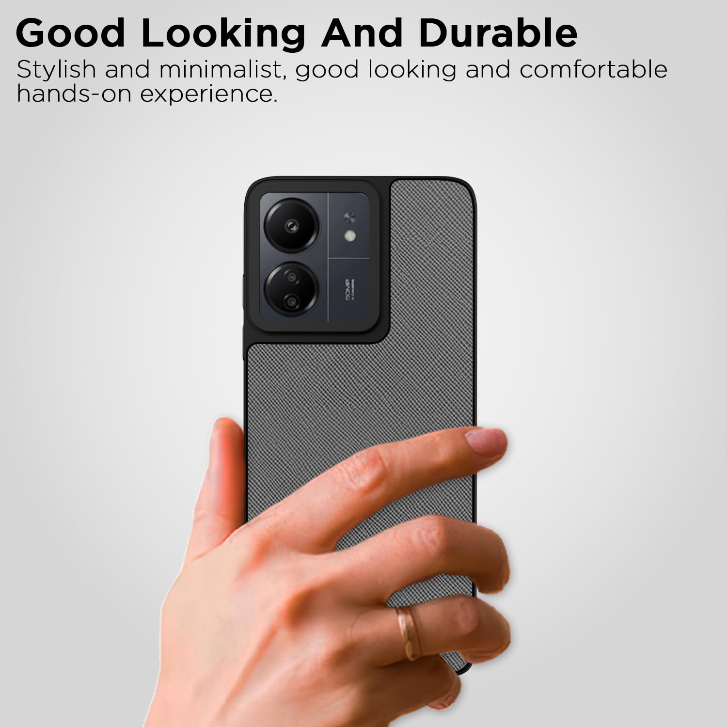 Grey phone cover for Redmi 13C 4G/5G/Poco C65/Poco M6 5G – Pikkme – photo 7