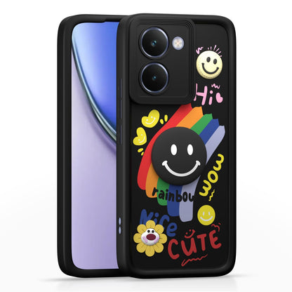 Realme P3 Ultra 5G mobile cover in black by Pikkme