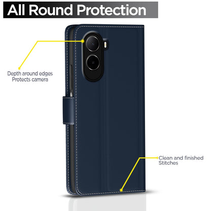 Blue mobile flip cover for Redmi A7 Pro/Poco C85x 5G/C81 – Pikkme – photo 4