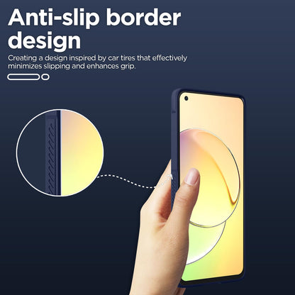 Pikkme Realme 10 Pro 5G Liquid Silicone blue mobile back cover – photo 4