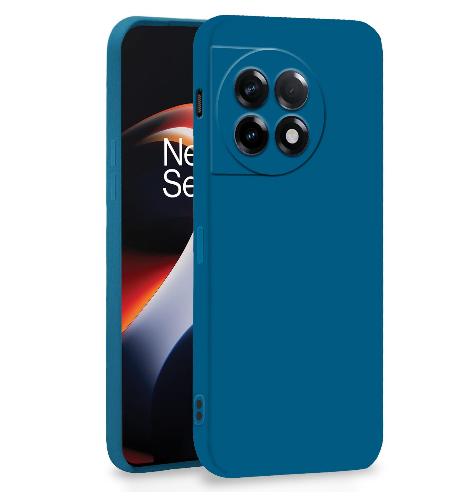 Pikkme blue mobile back cover for OnePlus 11R 5G