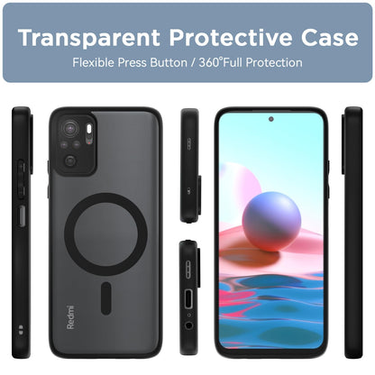 Redmi Note 10/Note 10s mobile cover in black mag-safe by Pikkme – photo 2