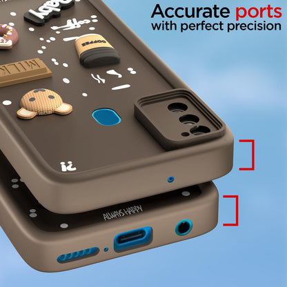 Pikkme brown Silicone mobile back cover for Samsung M21/M30s/M21 2021 – photo 4