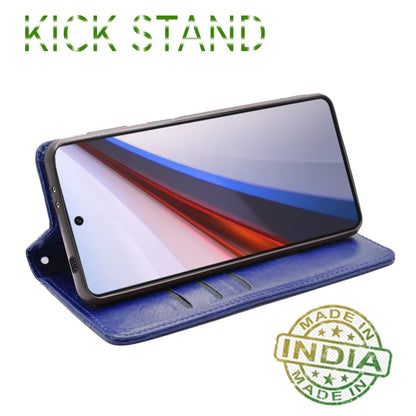 iQOO 12 5G Magnetic mobile flip cover in blue by Pikkme – photo 4