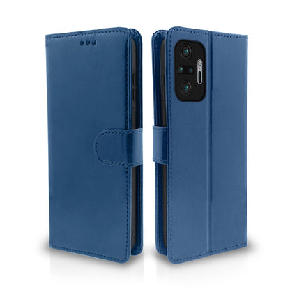 Pikkme Redmi Note 10 Pro Max Vintage Flip Cover | Blue