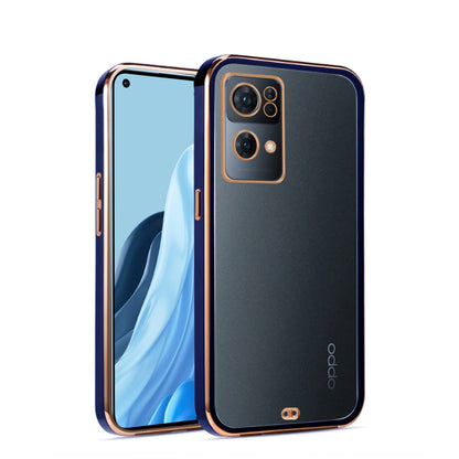 Pikkme Oppo Reno 7 Pro 5G Chrome blue mobile cover