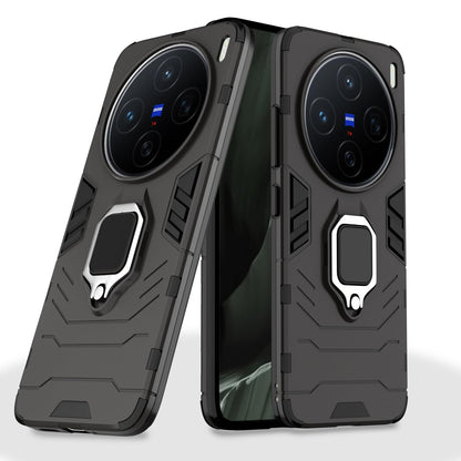 Pikkme Vivo X200 5G D5 Tough Armor Bumper Cover (Black)
