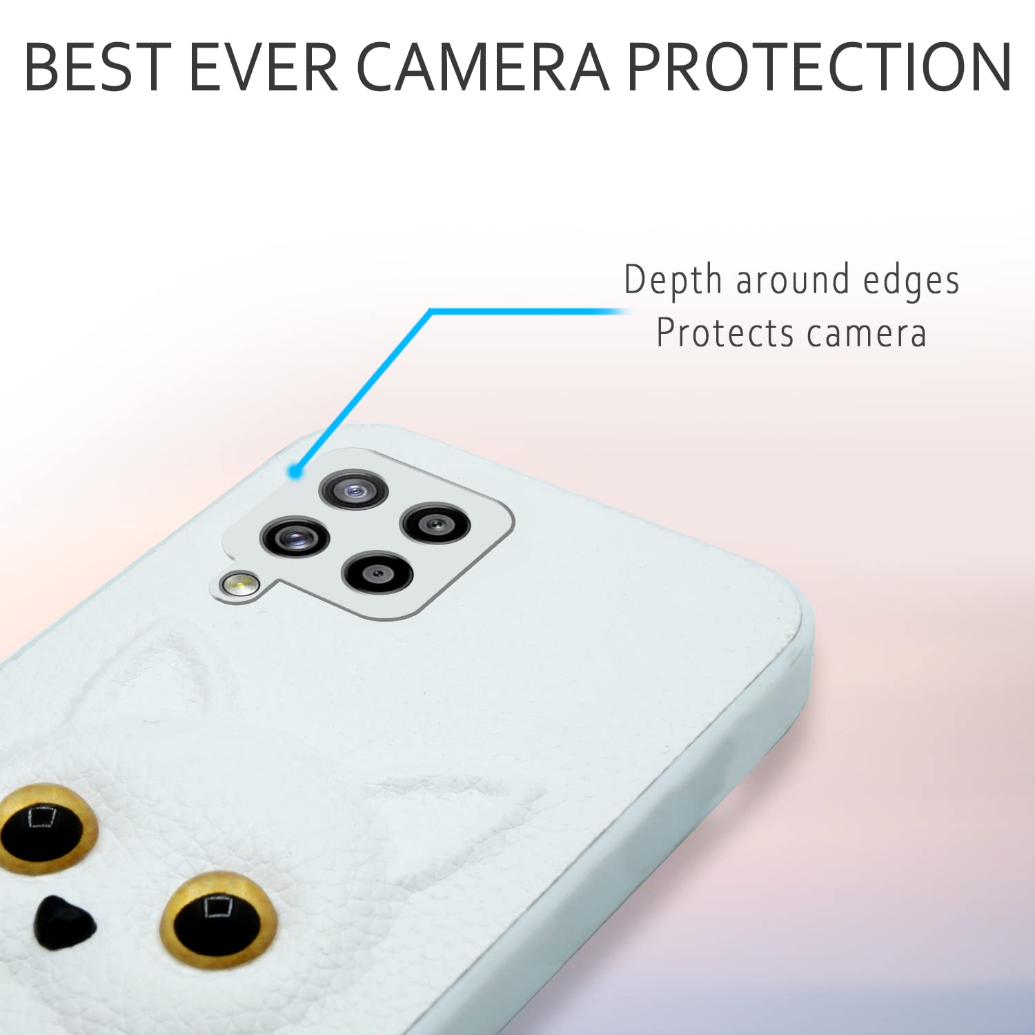 Pikkme Samsung M32 4G white mobile cover – photo 5