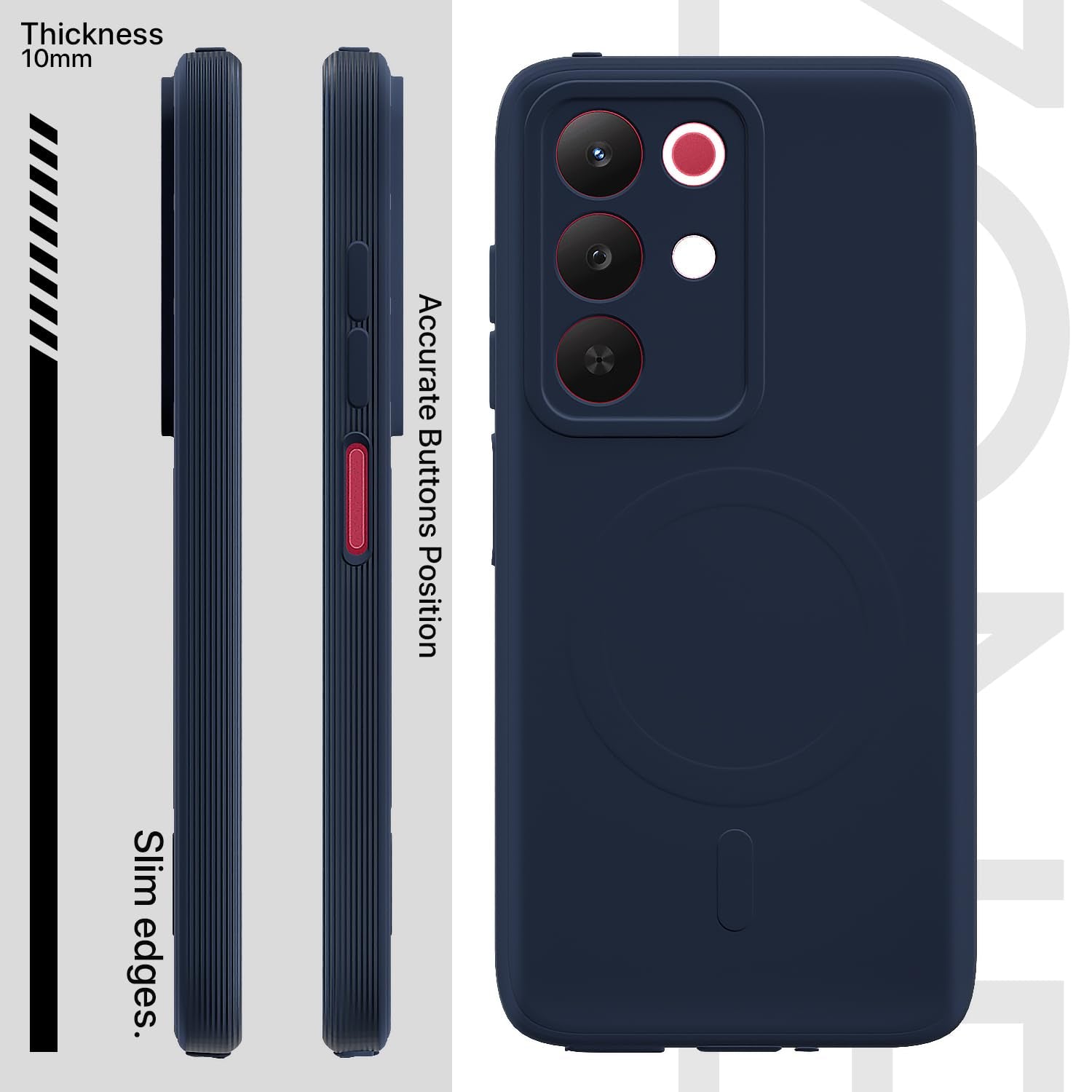 Blue back cover for Realme Narzo 90X/C85/15X 5G – Pikkme – photo 3