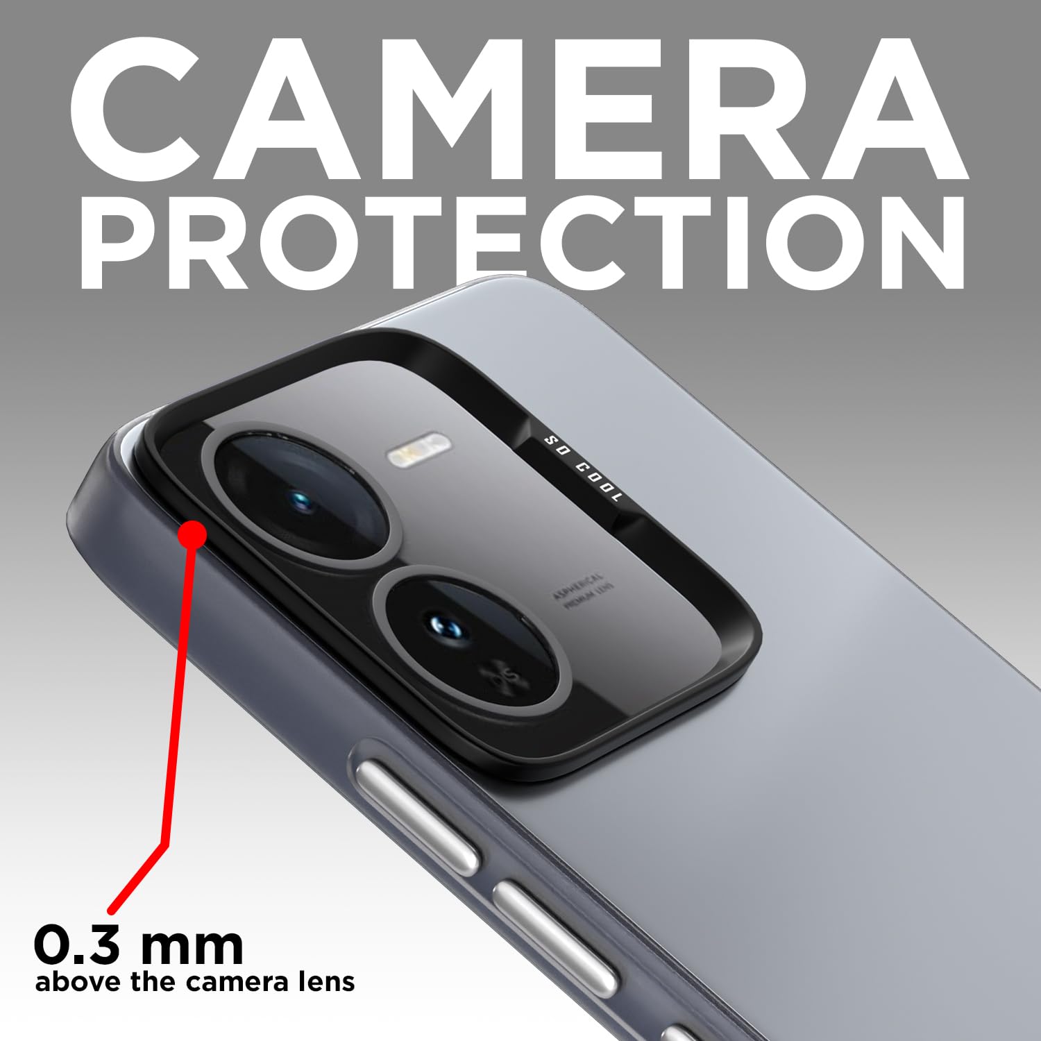 Pikkme iQOO Z9 5G Matte silver phone cover – photo 6