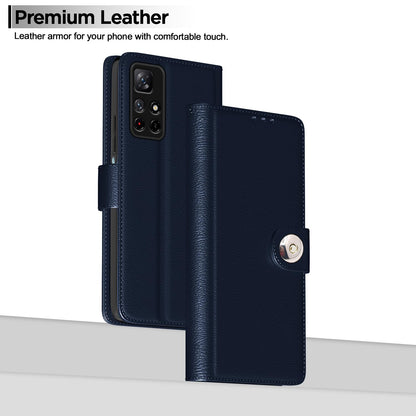 Redmi Note 11T/Poco M4 Pro flip case in blue by Pikkme – photo 2