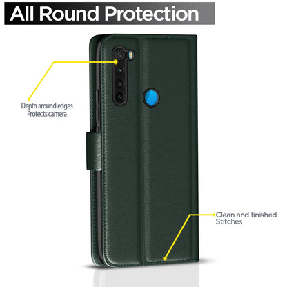 Redmi Note 8 mobile flip cover in green by Pikkme – photo 4