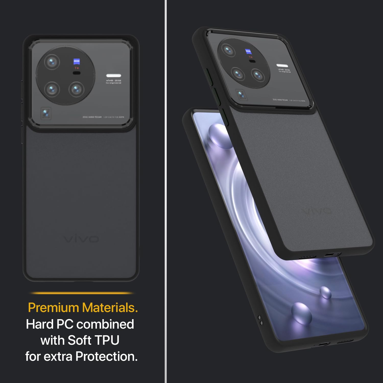 Pikkme black mobile back cover for Vivo X80 Pro – photo 7