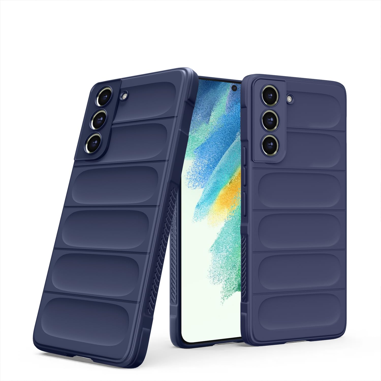 Blue back cover for Samsung S21 FE 5G – Pikkme