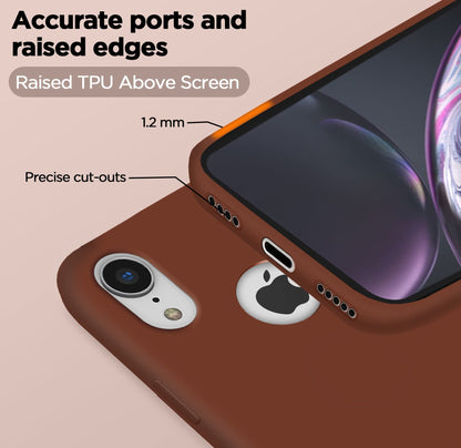 Brown Soft Silicone mobile cover for iPhone XR – Pikkme – photo 5