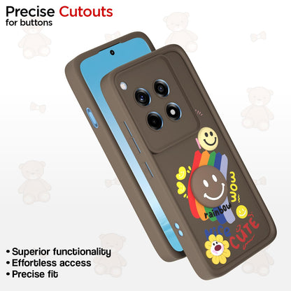 Pikkme OnePlus 12R 5G Soft Silicone brown mobile back cover – photo 6
