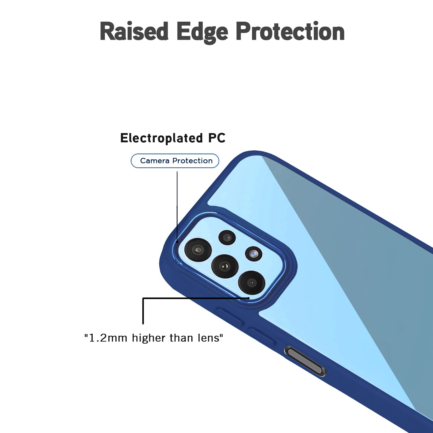 Pikkme Samsung A13 4G Chrome blue mobile cover – photo 4