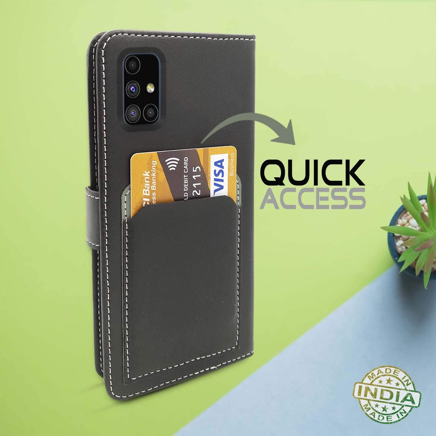 Pikkme Samsung M31s grey wallet flip cover – photo 5
