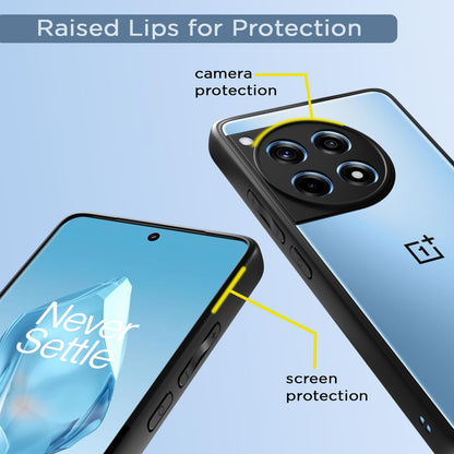 Black Hybrid mobile cover for OnePlus 12R 5G – Pikkme – photo 4