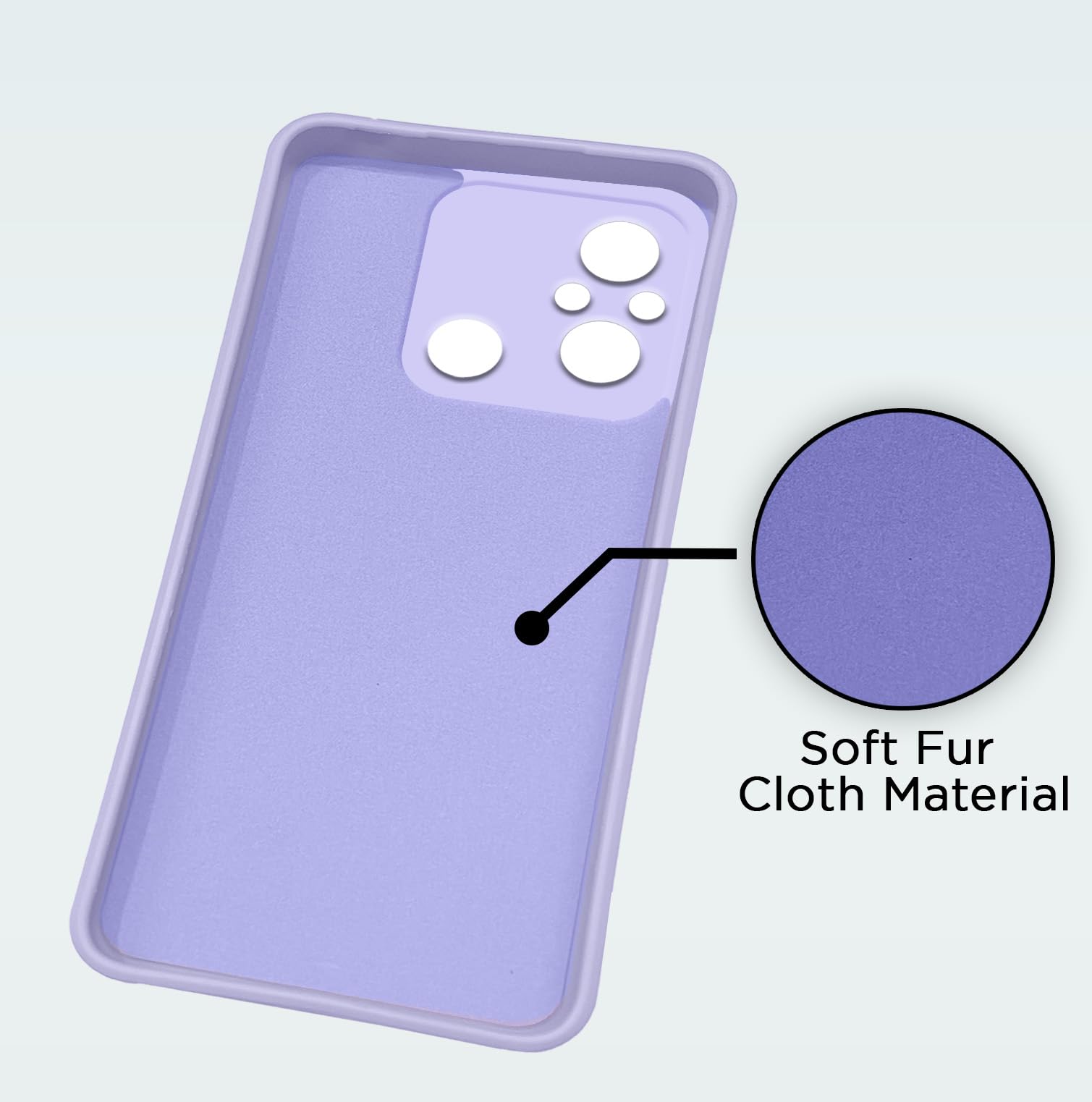 Redmi 12C/Poco C55 phone cover in purple by Pikkme – photo 4