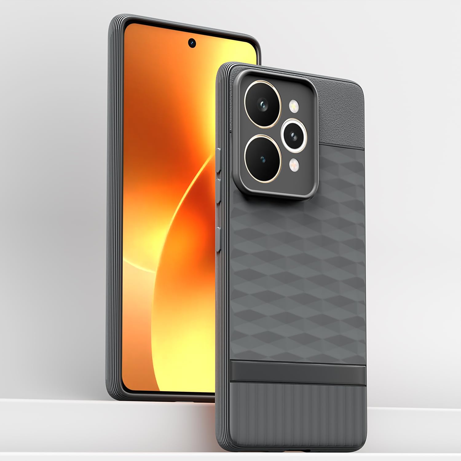 Pikkme Realme 15 5G Silicone grey mobile cover – photo 2